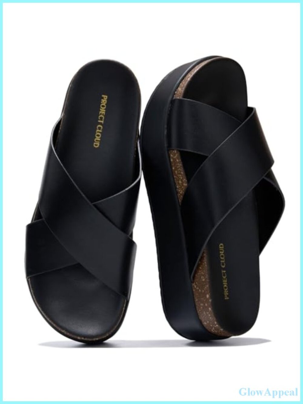 Womens Platform Wedge Sandals Slip On Slide Open Toe Lightweight